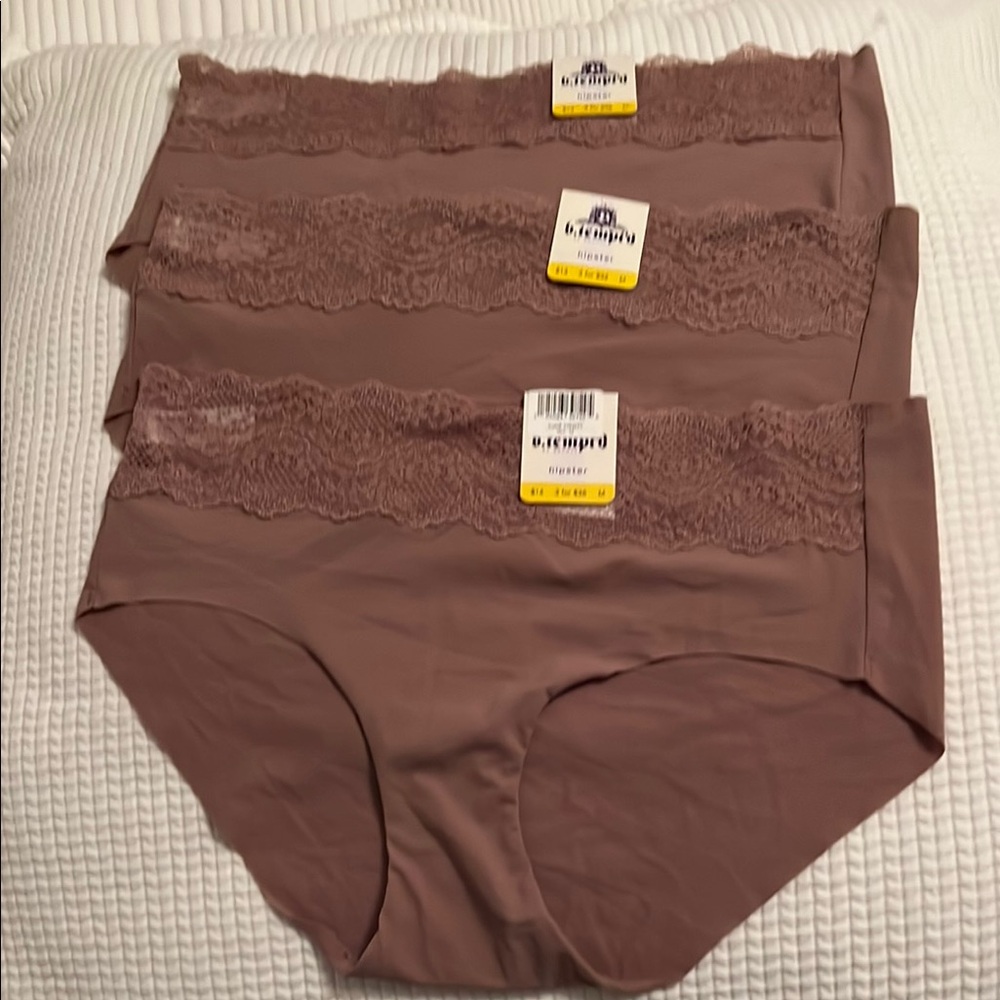 NWT b.bare Assorted 3-Pack Hipster Panties